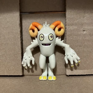 Vintage My Singing Monster Figurine With Orange Horns & Yellow Eyes - Picture 1 of 2