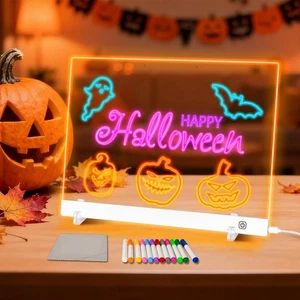 Tablero de notas LED con colores, LumiBoard Tablero de dibujo LED para niños, Acr brillante... - Imagen 1 de 9