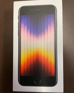 Apple iPhone SE 3e génération 64 Go Verizon (débloqué GSM) noir minuit boîte ouverte NEUF - Photo 1 sur 2