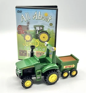 John Deere "Fun on the Farm" trattore e carro verde pieno di mele rosse, DVD - Foto 1 di 15