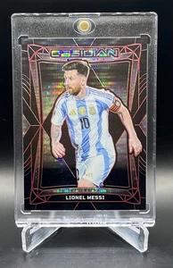 2024-25 Obsidian Lionel Messi Grabado Eléctrico Rojo Pulsar 10/44 Jersey Número Coincidencia - Imagen 1 de 2