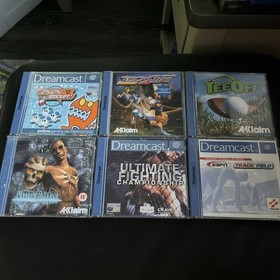 Dreamcast PAL 6 Games Bundle - Complete VGC Shadowman - Trickstyle - Tee Off