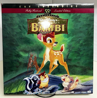 Walt Disney's Bambi 1942 Laserdisc 55th Anniversay Fully Restores Ltd Editon - Image 1 of 4
