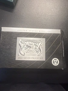 Juego de prueba de plata 2022 como nuevo en Estados Unidos embalaje original certificado de autenticidad OGP - solo los 5 cuartos - Imagen 1 de 6
