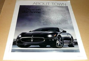 MASERATI GRANTURISO S SPORTS CAR ARTICLE - Picture 1 of 1