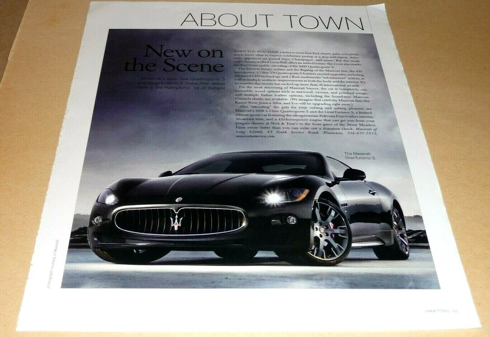 MASERATI GRANTURISO S SPORTS CAR  ARTICLE - Image 1 of 1
