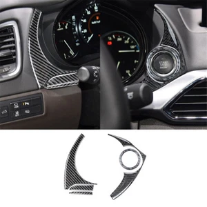 5Pcs Carbon Fiber Dashboard Speedometer Cover Trim For Mazda CX-9 2016-2022 - Picture 1 of 15