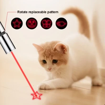 MARKENLOS LED Pointer für Katzen 7 in 1 – USB Aufladbar mit UV Licht und Taschenlampe