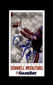 Donnell Woolford Signed 1992 NFL GameDay Chicago Bears Autograph - Picture 1 of 2