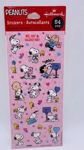 2 Packages Hallmark Peanuts Snoopy Valentines Day Stickers New and Sealed - Imagen 1 de 3