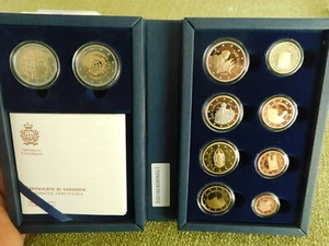 Set monete, set corsi: Repubblica di San Marino Monete Divisionali Proof 2017 in confezione originale - Foto 1 di 8