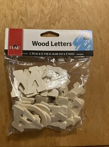 Wood Letters 1.75 X 0.118 Inches-Pkg Of 36 - Picture 1 of 3