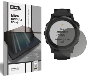 Garmin fenix 6S Pro Protector de Pantalla Protección de la vista dipos - Imagen 1 de 4