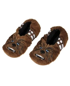 Star Wars Chewbacca Slippers Character Costume Slipper Socks No-Slip Sole - Picture 1 of 3