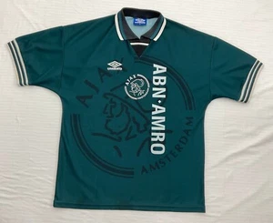 Umbro AJAX Amsterdam 1995 1996 VINTAGE Away Football Shirt Soccer Jersey Size M - Picture 1 of 18