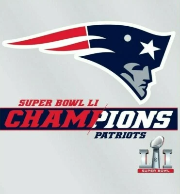 New England Patriots NFL Small Static Cling 3 1/2 X 3 1/2 inch NEW - Image 1 of 2