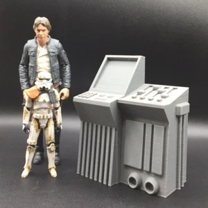 CUSTOM COMPUTER für 1:12 6" STAR WARS GI JOE Figur Diorama Display (P09) - Bild 1 von 3