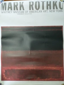 Mark Rothko "Four Darks in Red" Whitney Museum of Art Poster Print 1998 31x24 - Picture 1 of 19