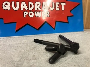 Quadrajet Carb Carburetor Mounting Hold Down Bolts 65-89 GM Rochester Qjet 4bbl - Picture 1 of 5