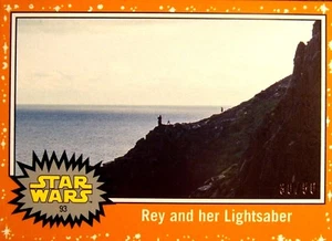 STAR WARS JOURNEY TO THE LAST JEDI ORANGE PARALLEL #93 30/50 - Picture 1 of 1