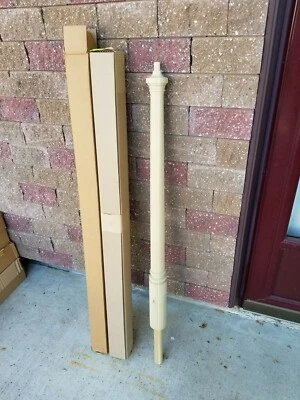 Postes de álamo Newel Coffman 2,75" x 48" - Serie tradicional - C-4063 Foto 1 de 4