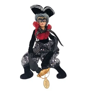 Wayne Kleski for Katherines Collection Hanging Masquerade Doll Figure Ornament - Picture 1 of 10