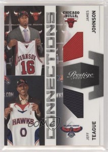 2009 Prestige Connections Materials /250 Jeff Teague James Johnson #6 Rookie RC