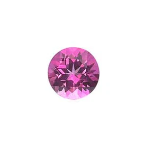 Topazio rosa naturale originale AAA pietre preziose sciolte rotonde sfaccettate (2 mm - 10 mm) - Foto 1 di 1