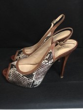 guess snakeskin heels
