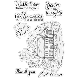 Country Home Belle Countryside Crafters Companion Clear Stamp Set - Picture 1 of 3