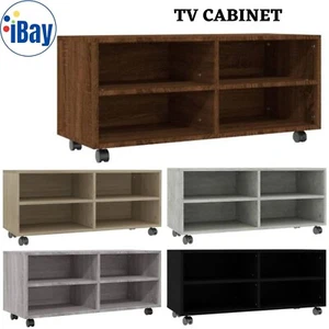 TV Cabinet Display Sideboard Entertainment Centre TV Stand Engineered Wood Unit - Picture 1 of 31