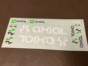 Axial Decal Sheet for 1/10 Rock Crawlers Trucks # AX4009 - Picture 1 of 2