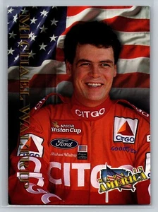 1996 Maxx Race Cards Michael Waltrip #21 - Picture 1 of 2