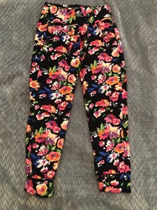 Girls Floral Pants - by Real Love - size 4 - Picture 1 of 5