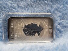 Elizabeth II Australia 1 OZ - .999 Fine Silver Bar.. $0.99 Starting No Reserve