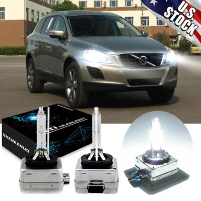 D1S Front Xenon HID Headlight Bulbs for Volvo XC60 2010-2013 Low Beams Set of 2 - Image 1 of 4