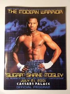 SHANE MOSLEY vs. ADRIAN STONE Official On-Site Boxing Program 21.07.2001 NM - Bild 1 von 2