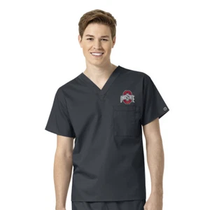 Ohio State Buckeyes College Scrubs Unisex TOP -Brand New- FREE SHIPPING - Picture 1 of 2