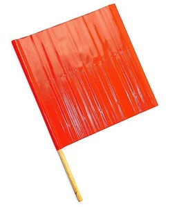 RK Safety Flag RKFLG1827 Standard Vinyl Highway Safety Traffic Warning Flag, 18" - Picture 1 of 1