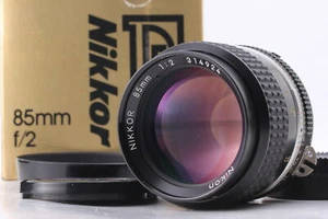[MINT w/ Hood] Nikon Ai-s Ais Nikkor 85mm f/2 MF Lens From JAPAN - Picture 1 of 10