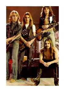 Status Quo poster 5 A4 reproduction printed choice of frame - Picture 1 of 4