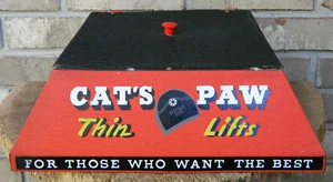 Rare Vintage Cat's Paw Rubber Shoe Heels Retail Store Display / Sign, Clean! - Picture 1 of 17