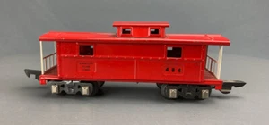 American Flyer Prewar Tinplate #484L Caboose, Red, Illuminated S0148 - Picture 1 of 10