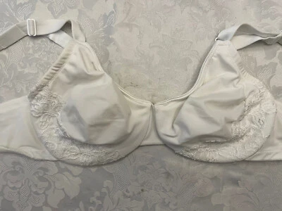 Olga by Warner's Bra 38D Gentle Lift Underwire White Lace Style 05001O - Image 1 of 4