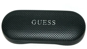 Guess Eyeglasses Case Sunglasses Case Hard Clamshell Storage Box Black - Picture 1 of 3