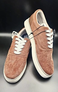NEW Ralph Lauren Chaps CHACE Mens Brown Corduroy LaceUp Casual Sneaker Size 7.5 - Picture 1 of 2