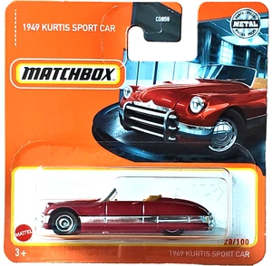 2022 MATCHBOX SHOWROOM #28/100 - 1949 KURTIS SPORT CAR - SHORT CARD - Foto 1 di 1