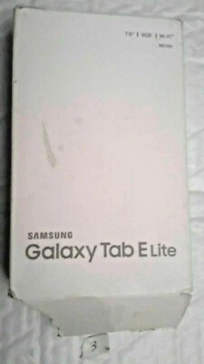 三星 Galaxy Tab E Lite SM-T113 8GB,WiFi,7英寸白色,8GB,WiFi nicecondition — 第 1/4 张图片