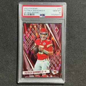 2023 Panini Phoenix Patrick Mahomes II #19 SP RED /199 PSA 10 GEM COLOR MATCH - Picture 1 of 3