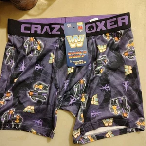 WWE Undertaker Boxer Briefs By Crazy Boxer Mens Size Medium New - Foto 1 di 6